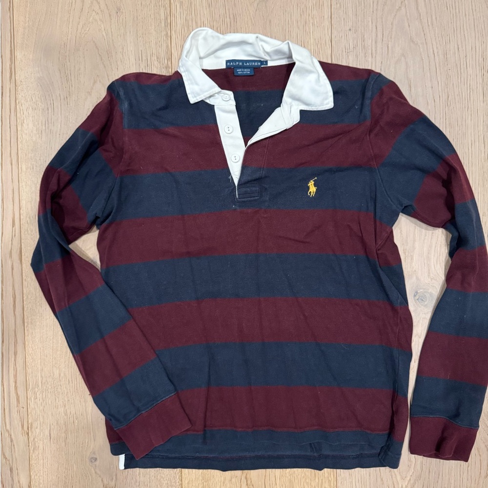 Ralph Lauren Maroon and Navy Polo